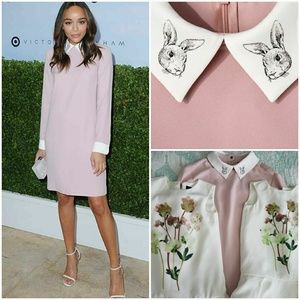 Victoria Beckham Easter Blush Bunny Dress
